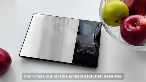 The Minister's Smart Nutrition Scale | Stainless Steel & App Sync