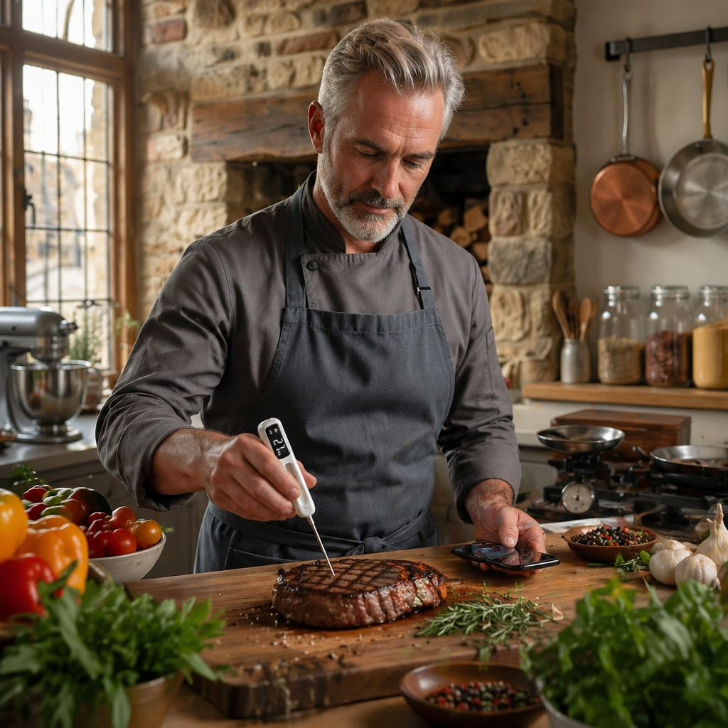 The Food Minister Wireless Meat Thermometer | Bluetooth Smart Probe